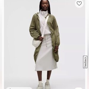 Lululemon Lightweight Woven Shell Long Jacket